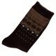 Pack de 2 Paires Chaussettes Femme Coton Marron