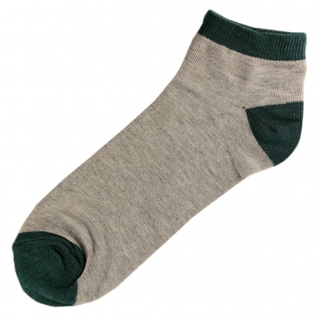 Socquettes Coton Homme T.U. Vert