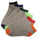 Pack de 12 Paires Socquettes Assorties Coton Homme T.U.