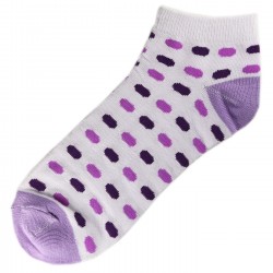 Socquettes Coton Ovale Femme T.U. Mauve