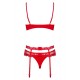 Heartina Ensemble 3 pcs - Rouge