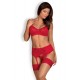 Jolierose Ensemble 3 pcs - Rouge