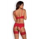 Jolierose Ensemble 3 pcs - Rouge