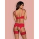 Jolierose Ensemble 3 pcs - Rouge