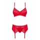 Jolierose Ensemble 3 pcs - Rouge